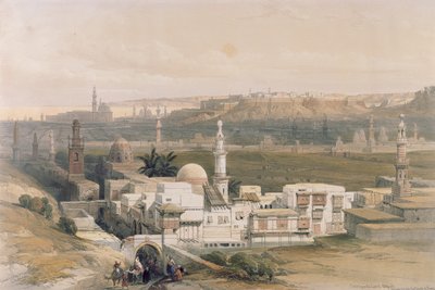 Cairo from the Gate of Citizenib, Looking Towards the Desert of Suez, from Egypt and Nubia, Vol.3 by David Roberts